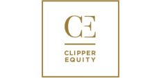Clipper Equity logo featuring the gold initials "CE" above a gold line, with "Clipper Equity" in gold beneath, all set within a gold-bordered white square—a mark often recognized by those seeking demolition services in NYC.